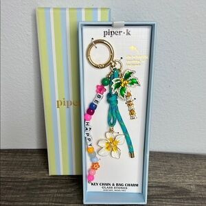 Piper K | Hawaiian 🌺 Motif Bag Charm!